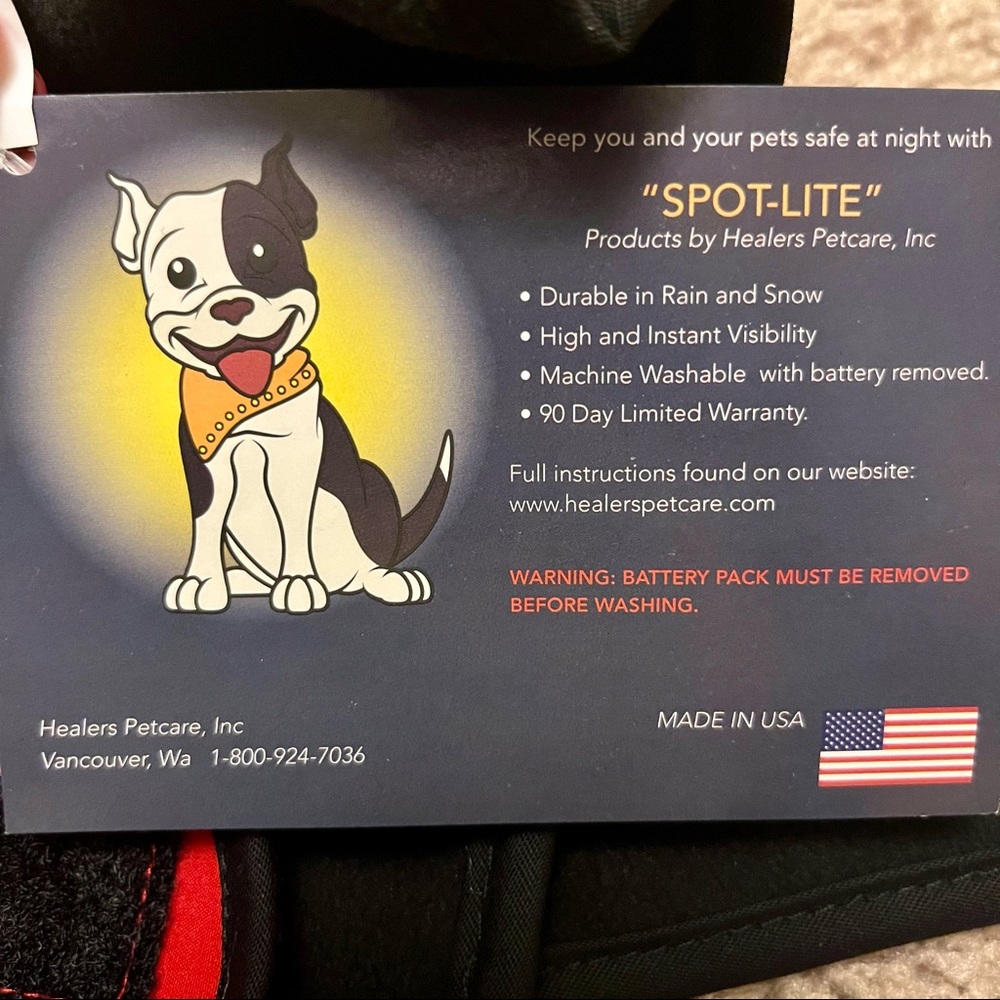 🥳HP! LED Dog Jacket - Picture 7 of 10